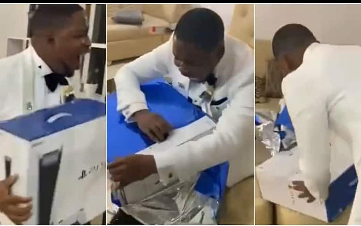 Groom Jumps Up and Screams in Excitement as His Bride Gifts Him PS 5 on Wedding Day, Cute Video Warms Hearts