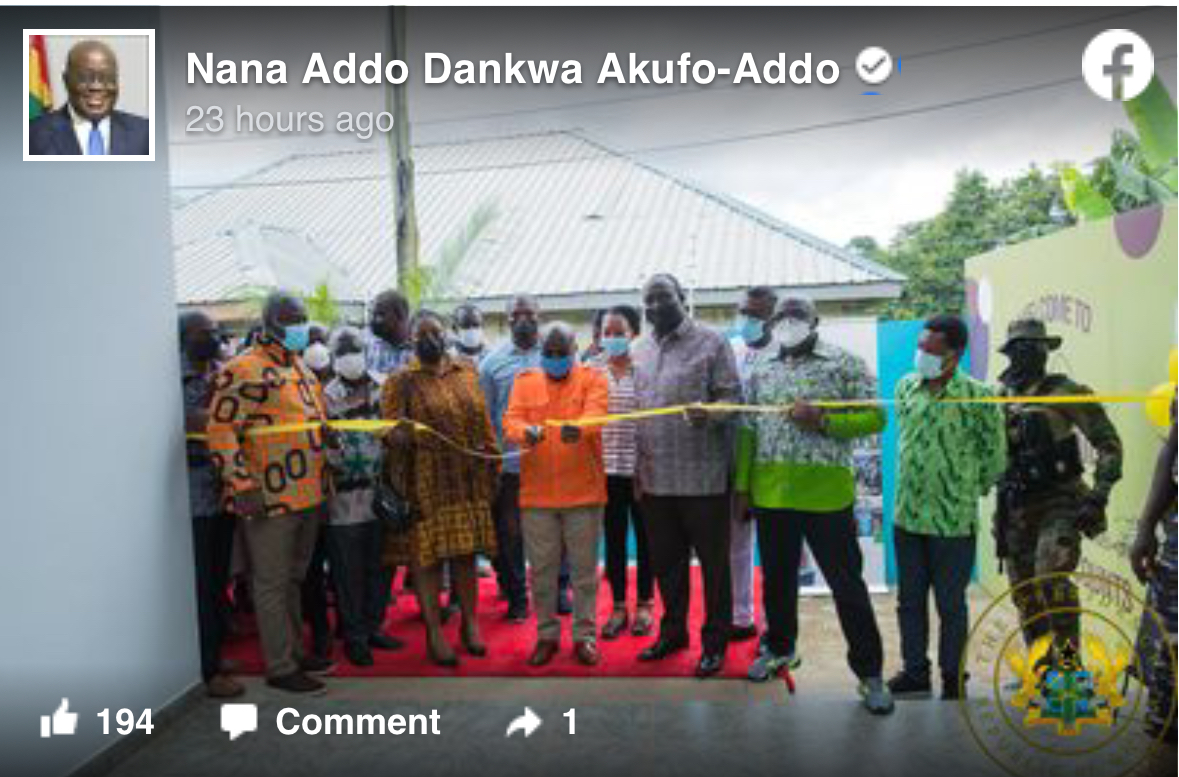 Akufo-Addo commissions shoe factory under 1D1F initiative (photos)